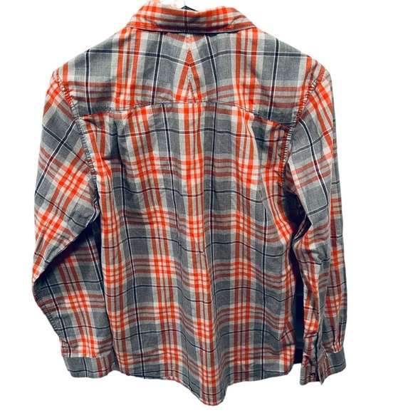 The North Face Men’s Plaid Long Sleeve Shirt Snap front outdoors hiking Sz Small - Picture 2 of 8